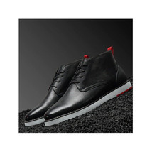 Mens Tayno Desert Chukka Boot Soft Leather Comfortable Cushion Sonoran Black image 7