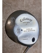 Callaway Great Big Bertha War Bird 9 Degree Driver Right Hand USA - £10.07 GBP