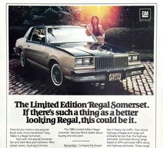 Buick Limited Regal Somerset V6 1980 Advertisement Vintage Automotobilia DWEE24 - £23.58 GBP