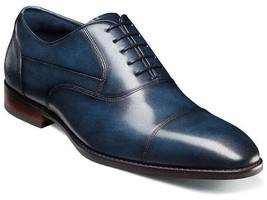 Stacy Adams Kallum Cap Toe Oxford Men&#39;s Shoes Navy  25568-410 - £85.05 GBP