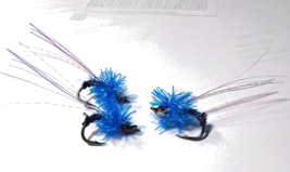 Steelhead/Salmon,   2023 Wetfly, Black--Blue, Size 6, Sold Per 6, Hot!! - £6.65 GBP