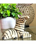 House of Global Art Vintage Hand Painted Zebra Animal Figurine Japan - $44.64 CAD