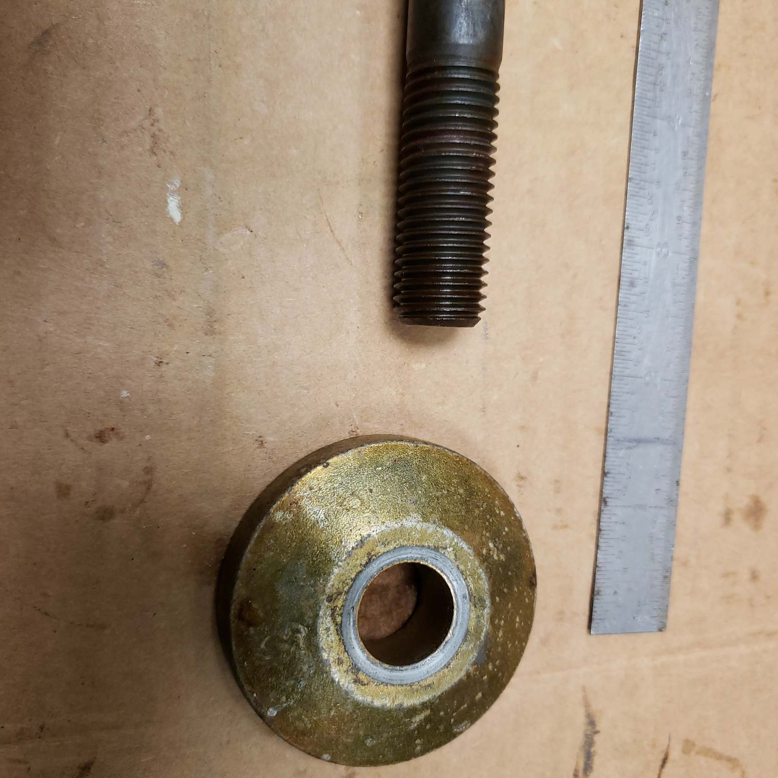 *VOLVO Penta Crankshaft Pulley Harmonic Balancer Damper Bolt &amp; Washer AQ... - $20.00