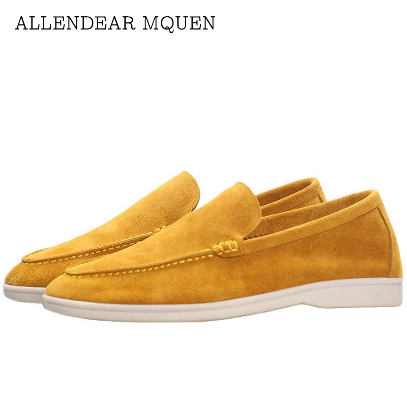 Spring and Autumn New Top Quality Leather Plain Casual Versatile Flat Co... - £92.09 GBP