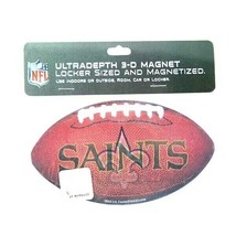 2pk NFL New Orleans Saints Football Team Official 3D Hologram 6&quot; Football Magnet - £10.89 GBP