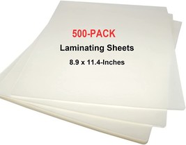 Mprt Laminating Sheets, 500-Pack, 3 Mil Clear Thermal Laminating Pouches... - $51.98
