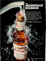 Vintage 1969 Antique The Waterproof Bourbon Advertising Ad Advertisement - $5.99