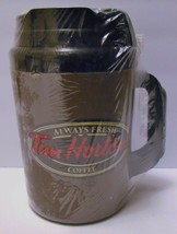 Tim Hortons Super Insulated Thermos Cup By Aladdin Brown Plastic 62 Oz Nwt - $29.95