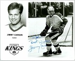 JIMMY Carson Edmonton Oilers Autografato 8x10 Foto NHL Hockey Su - £12.23 GBP
