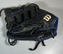 Wilson A950 Baseball Glove 12.5” Left Hand Thrower Black Leather Good Condition - £51.43 GBP