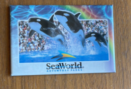 Sea World Adventure Parks Killer Whales Refrigerator Magnet - $15.00