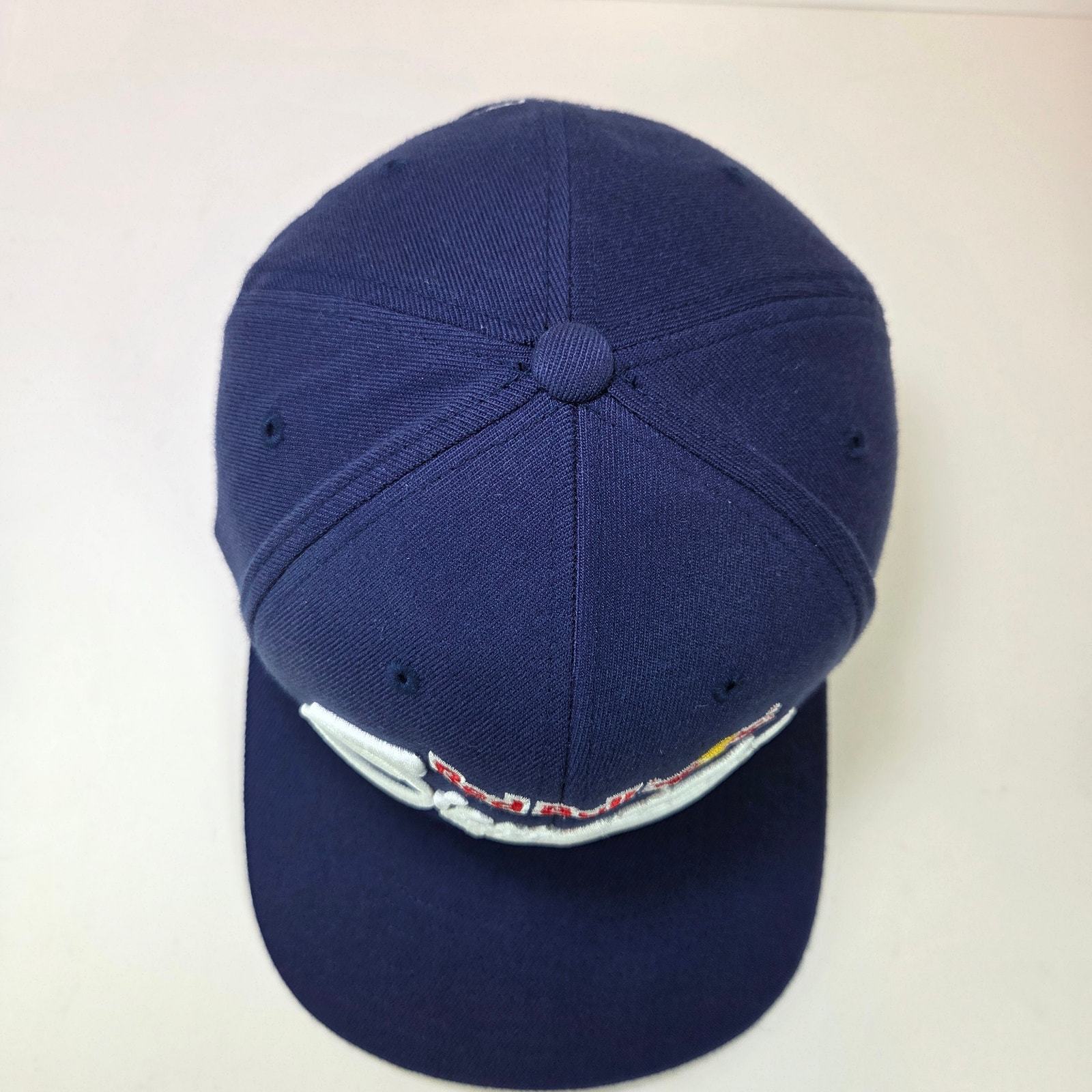 Red Bull Snapback Hat Blue Flat Brim Adjustable Racing Cap Vietnam Item image 5