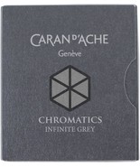 Caran d&#39;Ache CD8021.005 Ink Cartridges Infinite Grey Pack of 6 - $22.44