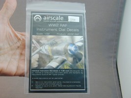 Airscale WW2 RAF Instrument Dial Decals 1/32 AS32 RAF New In Package - £11.86 GBP