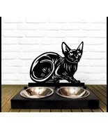 Custom Cat Bowl Personalized With Your Pet&#39;s Name. Custom Name. Cat Food... - $143.60 CAD
