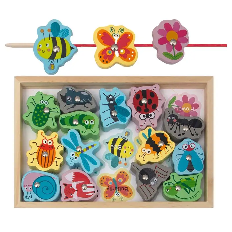 Magnetic Rod Game Child-Friendly 2-in-1 Fishing Game For Kids Toddler Fishing - £8.12 GBP+