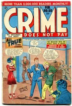 Crime Does Not Pay #60-CHARLES BIRO-TERROR-JESSE James Fr - £27.76 GBP