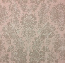 Ballard Designs Louise Blush Pink Floral Multiuse Linen Fabric By The Yard 54&quot; W - £14.38 GBP