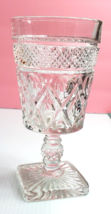 Vintage anchor hocking Wexford 8 oz. wine glasses clear 5.5&quot; Tall - £4.81 GBP