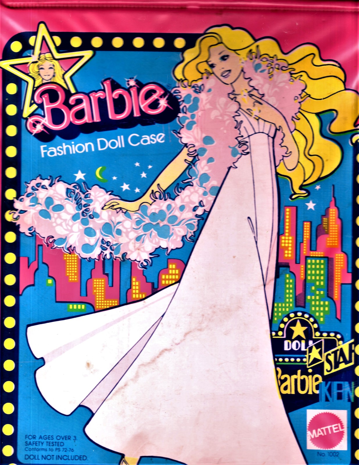  Fashion Case Vintage 1977  Barbie/ Ken Barbie Star - $16.00