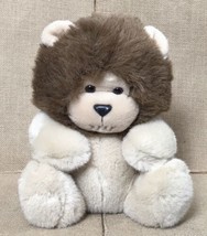 Vintage 24K Polar Puff Fuzzy Mane Plush Lion Stuffed Animal Toy Wild Cat - £15.82 GBP