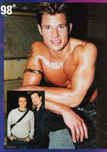 Nick Lachey teen magazine pinup clipping Bop Dancing with the Stars Shir... - £2.75 GBP