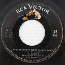 Paul Anka – From Rocking Horse To Chair / Cheer Up -1964 45rpm Record 47-8311 - $5.54