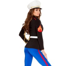 Marine Costume Dress Uniform Long Sleeve Jacket Buttons Rope Patches Pants 4701 - £75.36 GBP