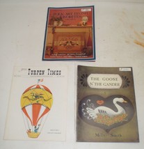 Lot Of 3 Craft Booklets - Turpen Times, Goose N The Gander, Folk Art Finish - $6.49