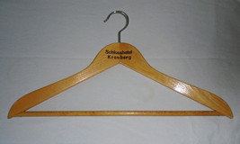 Schlosshotel Kronberg 5 Star Vintage Wood Hanger Advertising Germany - $14.85