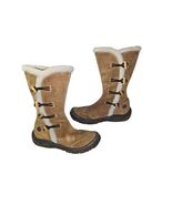 Naturino Brown  Leather Boots Faux Shearling Toggle Boots Size 5 EUR 35  - €16,73 EUR