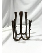 Dansk Cast Iron Eight Taper Candelabra MCM Denmark Jens Quistgaard  Vint... - £127.93 GBP