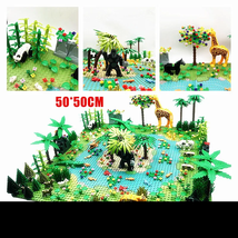 RaiinForest Animals Jungle Building Blocks Toys Bush Flower Tree Plants - £41.10 GBP