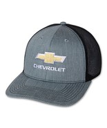 Chevrolet Gold Bowtie Gray and Black Mesh Hat - $29.99