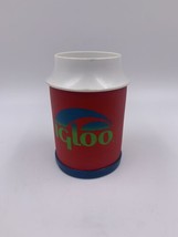 Vintage IGLOO Can Cooler Koozie Beer Beverage Holder Red Blue Green - $13.56