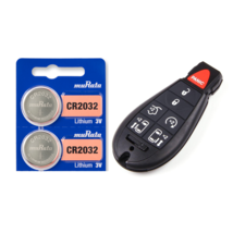 Dodge Keyfob Replacement Battery Murata CR2032 Lithium (2 Pack) + Tracking - $4.12