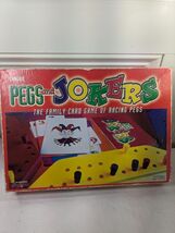 Vintage Pegs &amp; Jokers Fundex The Family Card game of Racing pegs Board Game - $69.00