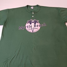 Russell Athletic MYRTLE BEACH SOUTH CAROLINA Men's Green Graphic T-Shirt Size XL image 6