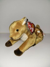 TY Beanie Baby - WHISPER the Deer (6.5 inch) - MWMTs Stuffed Animal Toy - £7.99 GBP