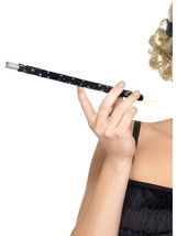 Smiffy&#39;s Adult Unisex Sequinned Cigarette Holder, Black, One Size, 26284 - £16.07 GBP