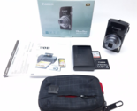 Canon Powershot ELPH 135/IXUS 145 HD Digital Camera 16MP Black Charger, ... - $176.94