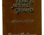 MGM Grand Hotel 1981 New Years Eve Dinner Dance Menu Harry James - £60.52 GBP