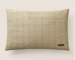Ralph Lauren Brooke Woven Leather Deco Pillow natural NWT $495 - $263.95