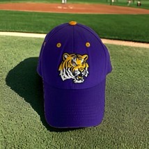 LSU Tiger Louisiana State University Purple Gold Strapback Hat Cap Embroidered  - $22.40