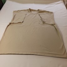 Carhartt K87DES Men's Cotton Tan/Beige Short Sleeve T-Shirt Size XL Chest 53" image 10