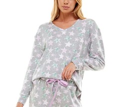 Roudelain Womens Printed Brushed Butter Pajama Top Only,1-Piece,S - £26.71 GBP