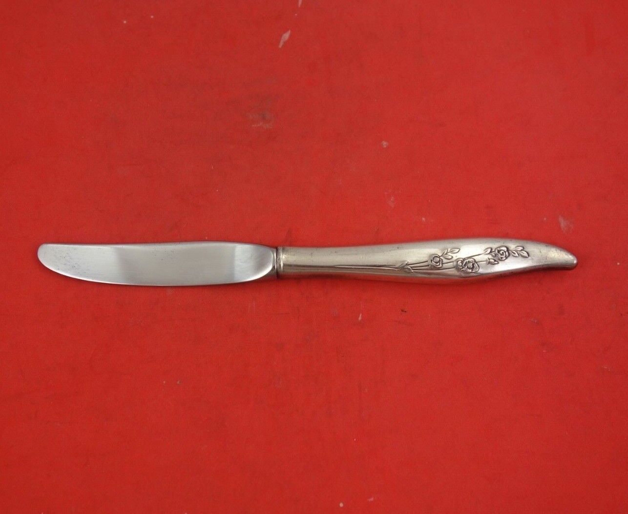 Young Love by Oneida Sterling Silver Butter Spreader Hollow Handle Moder... - $34.75