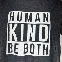 Human Kind Be Both Graphic T-Shirt Large Kavio! Guy Cotton/Polyester Blend - $14.00