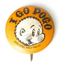 I Go Pogo 7/8&quot; Tin Litho Pinback Button (Circa 1952)  - $18.54