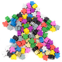 100 Assorted Meeples - £24.92 GBP